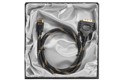Dune HDMI-DVI-2.0-28-1 Цифровой Аудио-Видео HDMI кабель.HDMI (Male) - DVI (Male). 2 м. (28 AWG)
