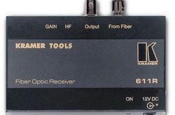 Kramer 611R Приемник сигнала по волоконно-оптической линии с регулировкой уровня сигнала и HF (CV; Tools)