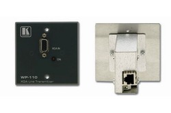 Kramer WP-110 Настенная панель, передатчик VGA сигнала в витую пару (CAT5) (Евро) (VGA, RJ-45; Wall Plate)