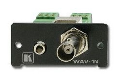 Kramer WAV-1N Переходник с разъемов BNC и "мини-джек" на клеммный блок (BNC, Jack 3.5, Phoenix; Insert)
