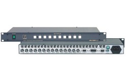 Kramer VS-401xlm Коммутатор 4х1 звуковых и видеосигналов с переключением в интервале кадрового гасящего импульса, 400 МГц (CV + AUDIO; 19" Rack)