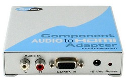 Gefen EXT-COMPAUD-2-HDMI - Преобразователь аналоговых компонентных сигналов + звук в цифровые HDMI