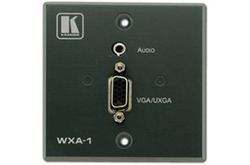 Kramer WXA-1 Настенная панель для коммутации графических сигналов (от VGA до UXGA) через HD15F и аудиосигналов через mini Jack (3,5 мм) (Евро) (VGA, Jack 3.5, Phoenix; Wall Plate)