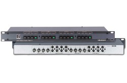 Kramer VS-44AV Механический матричный коммутатор 4:4 композитных видео- и звуковых стереосигналов, 220 МГц (CV + AUDIO; 19" Rack)