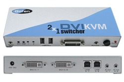 Gefen EXT-DVIKVM-241 Коммутатор 2:1 сигналов DVI, USB и аудио.