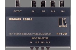 Kramer 4x1VB Механический коммутатор 4x1 на разъемах BNC, 400 МГц (CV; Tools)