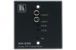 Kramer WA-23N Преобразователь небалансного в балансное аудио, передатчик аудио в линию из витой пары (Евро) (AUDIO; Wall Plate)