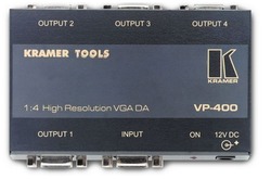 Kramer VP-400 Усилитель, распределитель 1:3 VGA/XGA, 425 Мгц (VGA/XGA; Tools)