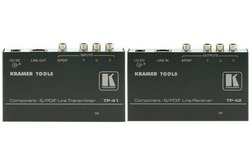Kramer TP-41 Линейный передатчик компонентного видеосигнала и аудиосигнала S/PDIF в витую пару (CAT5) (YUV / S/PDIF ; Tools)