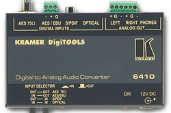 Kramer 6410 Преобразователь цифровых звуковых сигналов в симметричные аналоговые (AUDIO; DigiTools)