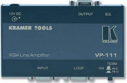Kramer VP-111 Линейный усилитель сигналов VGA с регулировкой АЧХ, 470 МГц (VGA; Tools)