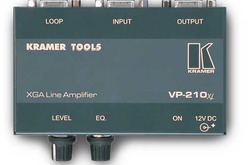 Kramer VP-210xl Линейный усилитель сигналов VGA с регулировкой уровня сигнала и АЧХ, 380 МГц (VGA; Tools)