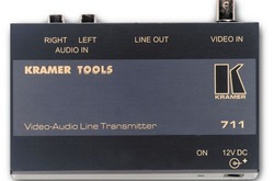 Kramer 712xl Линейный приемник видео- и звуковых стерео сигналов из витой пары (CAT5) с регулировкой уровня сигнала и АЧХ (CV + AUDIO; Tools)