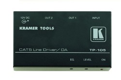 Kramer TP-105 Усилитель-распределитель 1:2 сигналов передаваемых в витую пару (CAT5) (CAT5; Tools)