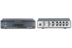 Kramer VS-41AV Механический коммутатор 4х1 звуковых и видеосигналов, 500 МГц (CV + AUDIO; Desktop)