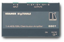 Kramer 6601 Усилитель-распределитель 1:4 цифровых звуковых сигналов (AUDIO; Tools)