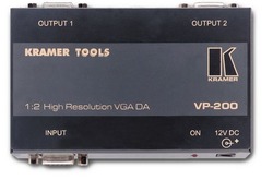Kramer VP-200 Усилитель, распределитель 1:2 VGA/XGA, 345 Мгц (VGA/XGA; Tools)