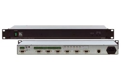Kramer VP-6A Усилитель-распределитель 1:6 UXGA и аудиосигнала, линейный передатчик для витой пары (VGA / AUDIO; 19" Rack)