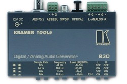 Kramer 830 Генератор цифровых/аналоговых звуковых сигналов (AUDIO; Tools)