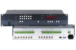 Kramer VS-646 Коммутатор 6x6 видео- и симметричных звуковых стереосигналов с коммутацией в интервале кадрового гасящего импульса, 200 МГц (CV + AUDIO; 19" Rack)