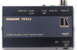 Kramer 707 Передатчик видео- и звуковых моносигналов в витую пару (CAT5) с регулировкой уровня звукового сигнала  (CV + AUDIO; Tools)