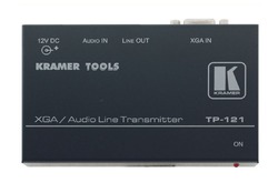 Kramer TP-121 Передатчик XGA и стерео звуковых(аналог и S/PDIF) сигналов в витую пару (CAT5) (VGA + AUDIO; Tools)