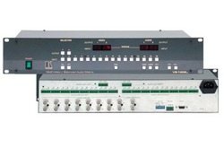 Kramer VS-1002xl Коммутатор 10х2 видео- и симметричных звуковых стереосигналов с коммутацией в интервале кадрового гасящего импульса, 200 МГц (CV + AUDIO; 19" Rack)