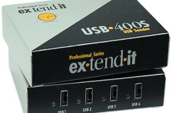 Gefen EXT-USB-400 Удлинитель USB интерфейса с четырехпортовым HUB.