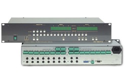 Kramer VS-1604YC Коммутатор 16x4 S-video и симметричных звуковых стереосигналов с коммутацией в интервале кадрового гасящего импульса, 185 МГц (YC + AUDIO; 19" Rack)