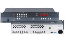 Kramer VS-606xl Коммутатор 6x6 видео- и звуковых стереосигналов с коммутацией в интервале кадрового гасящего импульса, 200 МГц (CV + AUDIO; 19" Rack)